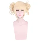 Термостойкий парик для косплея My Boku, термостойкий короткий светильник лый конский хвост из мф Моя геройская Академия, химико Тога + шапочка данганронпа