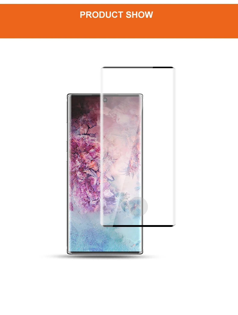 YIYONG 3D Edge изогнутое стекло для samsung Galaxy Note 10 Plus Закаленное стекло-экран протектор для samsung Note 10 9 S S10 E стекло