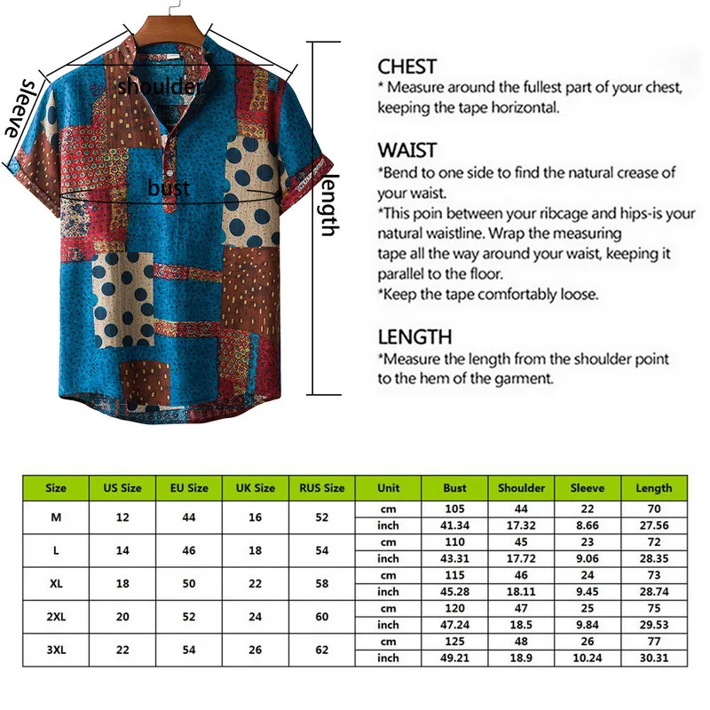 

2021 Summer Shirt Men Retro Fashio Vertical Men's Summer Fashion Casual Lapel Print Short Sleeve Shirt Top Blouse Brand Clothing