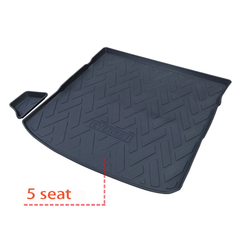 

Car Rear Trunk Mat Waterproof Protective Pads Cargo Liner Trunk Tray Floor Mat Accessories For Ford Everest 2015-2019