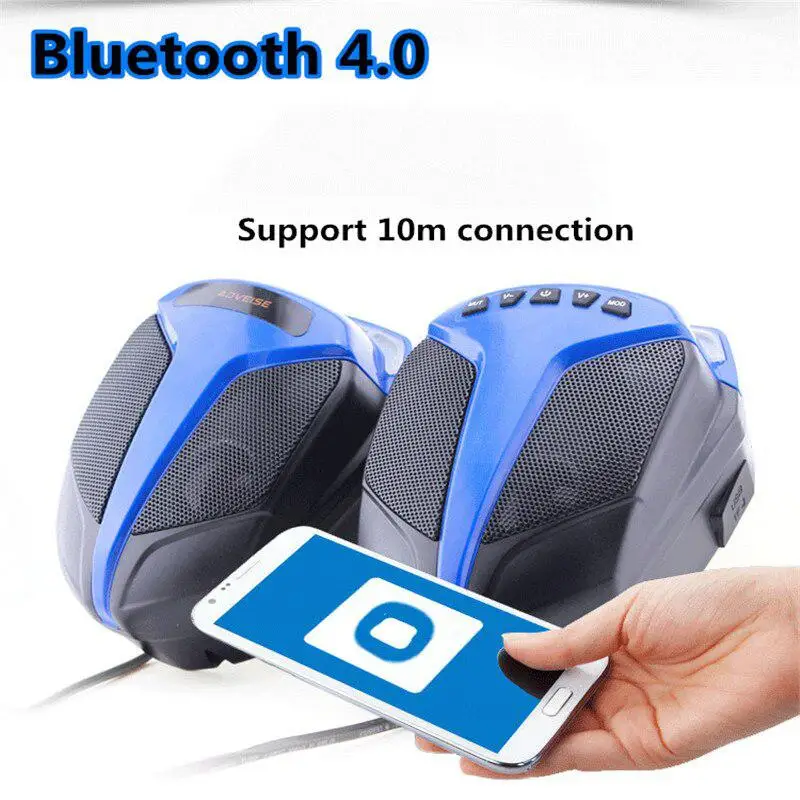 Универсальная 12 В Колонка для мотоцикла Bluetooth 4,0 очень громкая Колонка водонепроницаемый сабвуфер мотоцикл аудио модифицированные аксессуары