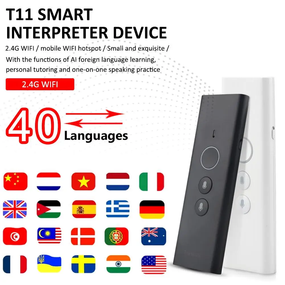 Портативный интеллектуальный AI переводчик обучающая машина на иностранном