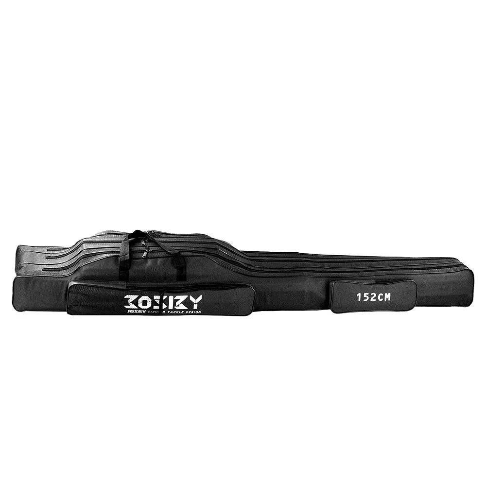 

Fishing rod bag Oxford cloth foldable Multifunctional Protective storage 1/2/3 layer black/green 60/122/150/152cm