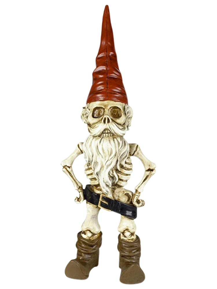 

Хит продаж, игрушки в виде животных на Хэллоуин, каркас, гном, садовая статуя, двор, кости, украшение для вечеринки, украшение для дома, полка, ...