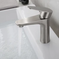 304 stainless steel basin faucet brushed hot and cold water mixer tap for bathroom kitchen washroom lavatory vessel sink taps