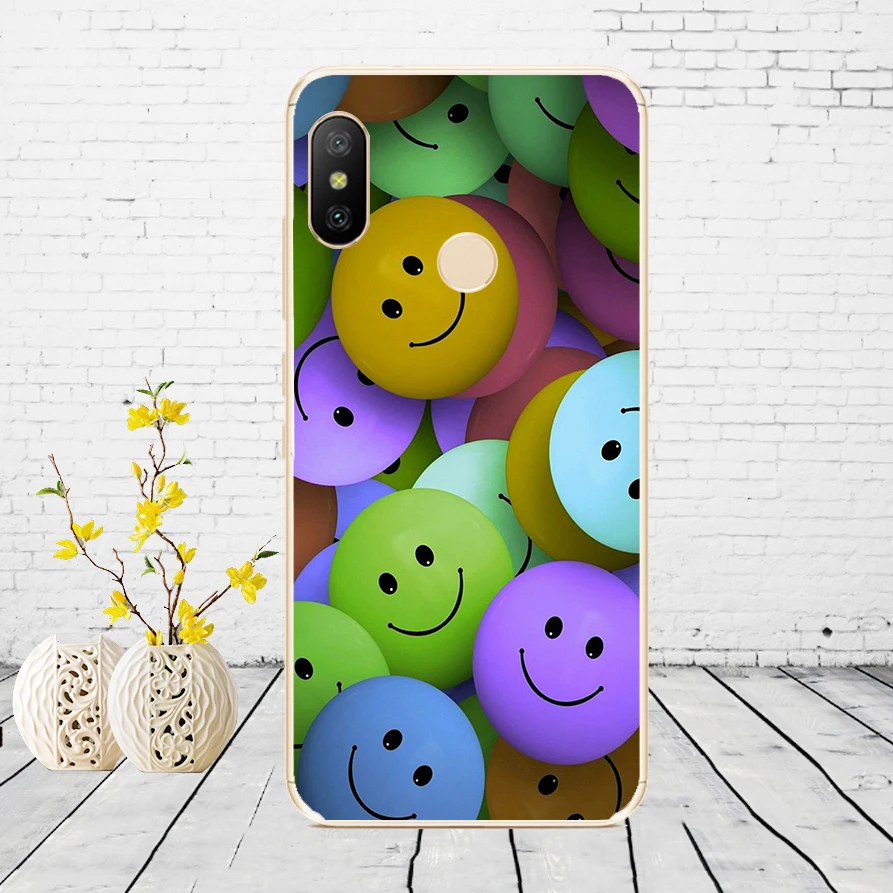 H55 Силиконовый чехол для Xiaomi mi A2 LITE, чехол с полной защитой, мягкая задняя крышка из ТПУ, чехол для телефона s для Xio mi A2 LITE, бампер - Цвет: H55