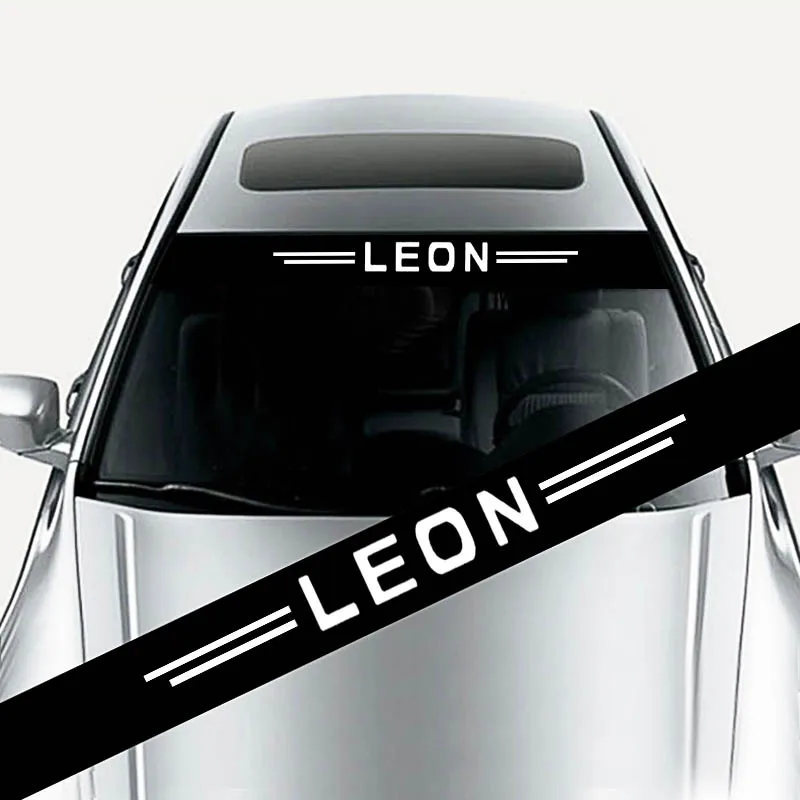 

Car Front Windshield Prevent Sunlight Reflection Stickers Decoration Decals Styling Parts For Seat Leon Accessories