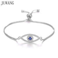 juwang turkish blue evil eye charm link bracelets for women vintage fatima hand chain bracelet fashion diy jewelry ojo turco