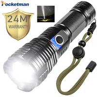 portable xhp70 led flashlight xhp50 led flashlights usb rechargeable flashlight zoomable torch waterproof outdoor led flashlight
