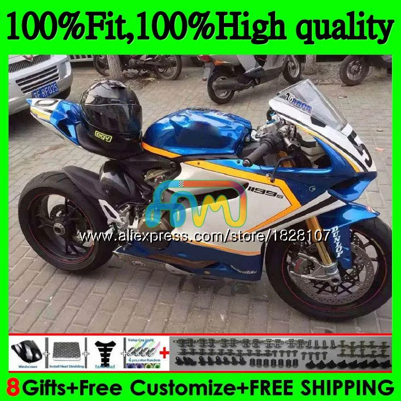 

Injection For DUCATI 899 1199 S R Panigale Yellow blue 12 13 14 15 16 77BS.22 1199R 899S 1199S 2012 2013 2014 2015 2016 Fairing