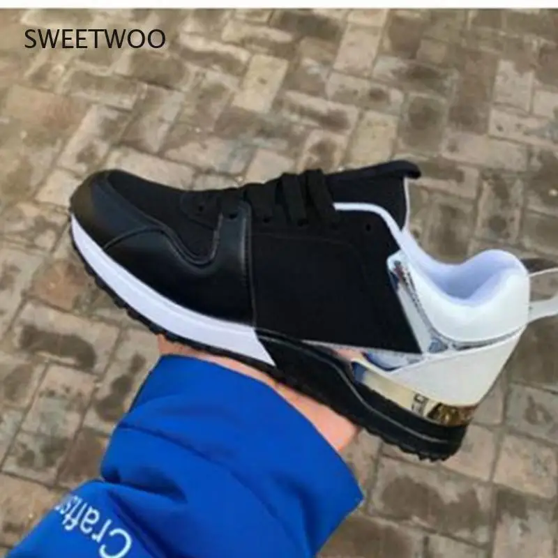 

Spring and Autumn Women's Running Shoes Casual Shoes Sports Breathable Non-Slip Outdoor Fashion Large Size Vulcanized Shoes