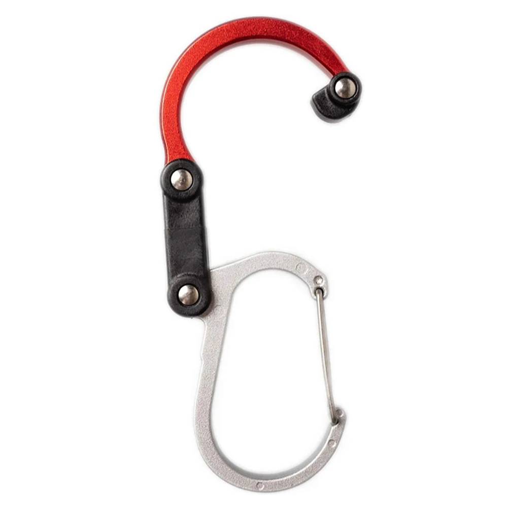 

Multifunctional rotating hanging buckle type carabiner outdoor travel field hanging buckle quick hanging aluminum alloy mountain