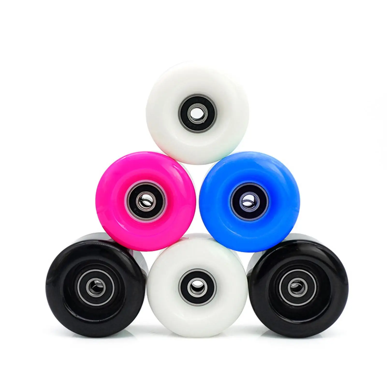

4/8Pcs 82A Scooter Roller Skate Skateboard Polyurethane Wheels with Bearing Double Rocker Wheels PU Downspeed Sliding Wheels