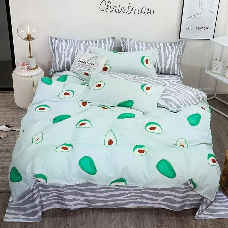 Комплект постельного белья из 57 предметов пододеяльник с изгибом черной