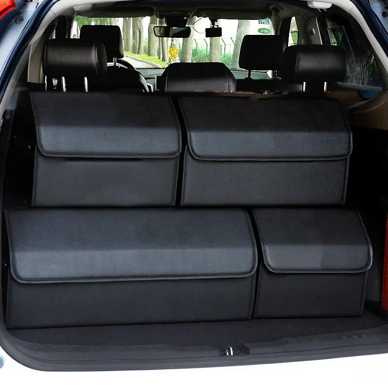 

Car storage rack waterproof portable car storage rack leather folding car trunk storage box storage and sorting auto accessories