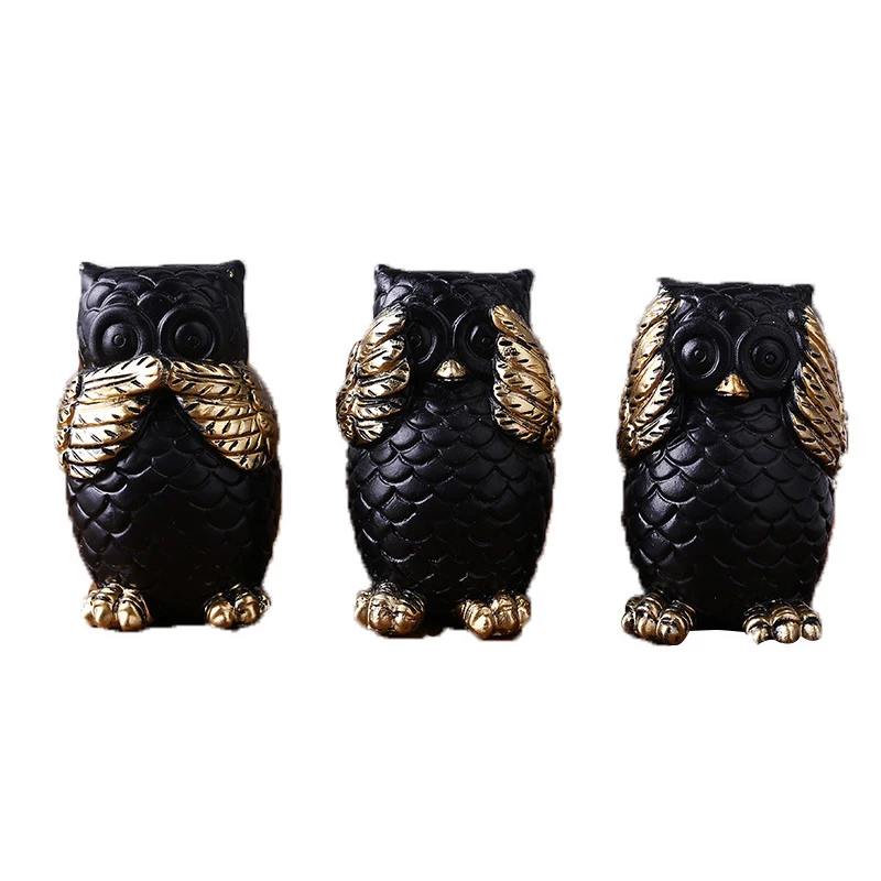 Искусственная сова миниатюрная модель детская игрушка декор для гостиной
