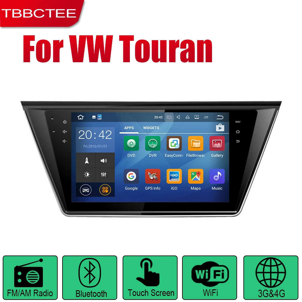 Автомобильный плеер TBBCTEE GPS навигация для Volkswagen VW Touran 2015 ~ 2018 Автомобильная