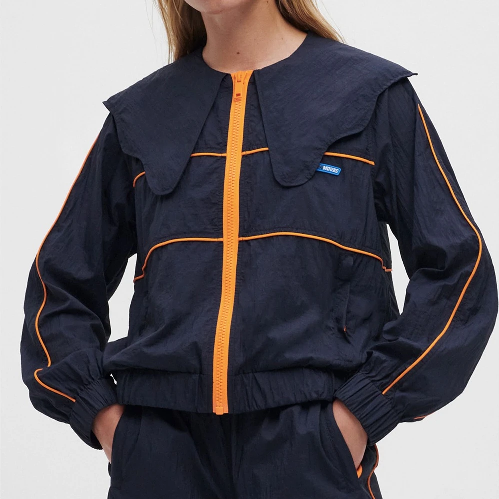 

Куртка спортивная, на молнии, с длинными рукавами, осень 2021