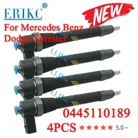4pcs 0445110189 genuine and brand new 0 445 110 189 diesel fuel injector 0445 110 189 for jeep grand cherokee 5080300aa