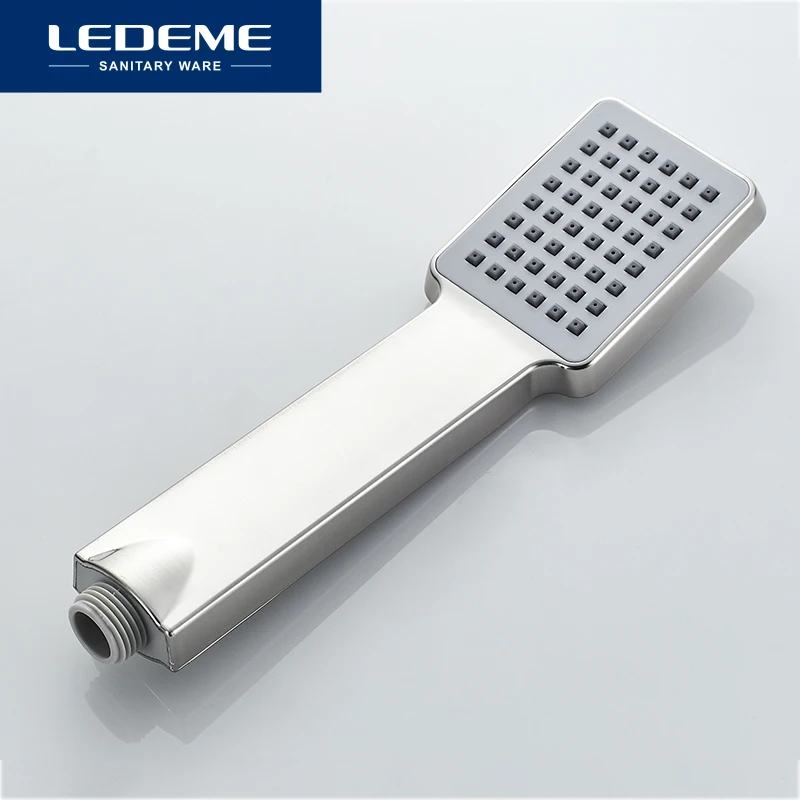 ledeme shower faucet bathroom rainfall bath shower cabin mixers swivel bath spout waterfall stainless steel tap faucets l72401 free global shipping