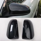 Для Toyota ViosYaris 2014-2020 2 шт. углеродное волокно ABS Автомобильная Боковая дверь чехол для зеркала заднего вида отделка Аксессуары для стайлинга автомобиля