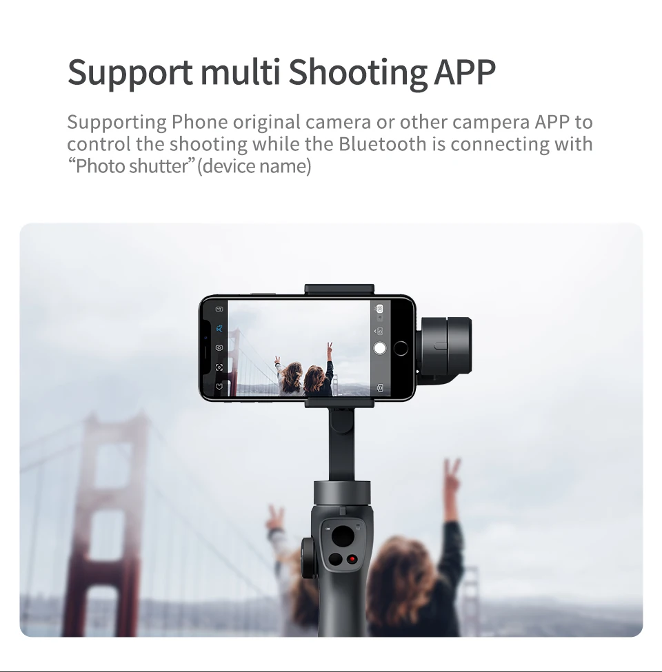 Funsnap Capture2 3 оси ручной карданный стабилизатор для смартфона samsung Iphone X XR 8 7 Gopro камера экшн eken 1 карданный комплект