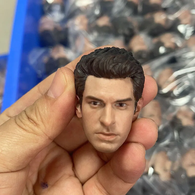 

In Stock 1/6 Spider Peter Andrew PVC Head Sculpture Model Fit 12'' Male Soldier Action Figure Body