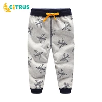 new baby boys pants kids harem pants autumn spring thick cotton aircraft printed children trousers for boys long pants
