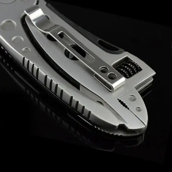 

Screwdriver Pliers Knife Outdoor Self-defense Survival Tactical Kits Adjustable Pocket Multifunctional Stainless Steel Wrench