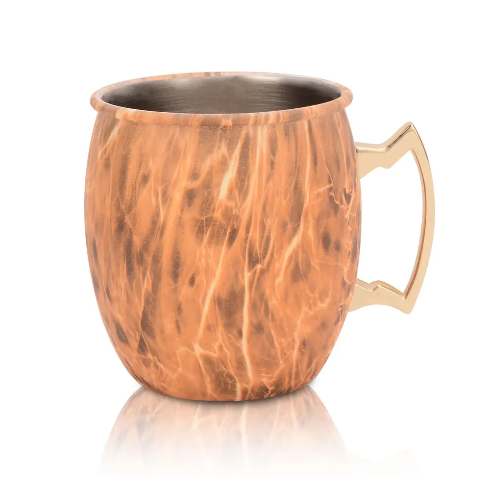 Покрытием печатных кружки для московского Мула пиво Коктейль Стеклянная Чашка