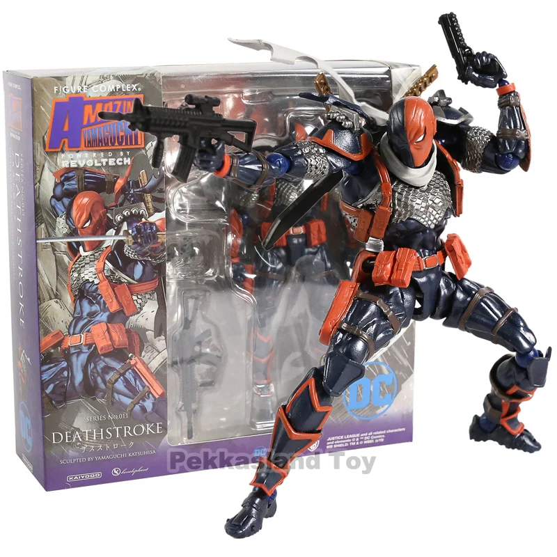Удивительная экшн-фигурка Yamaguchi револьтеч серии No 011 Deathstroke из ПВХ коллекционные