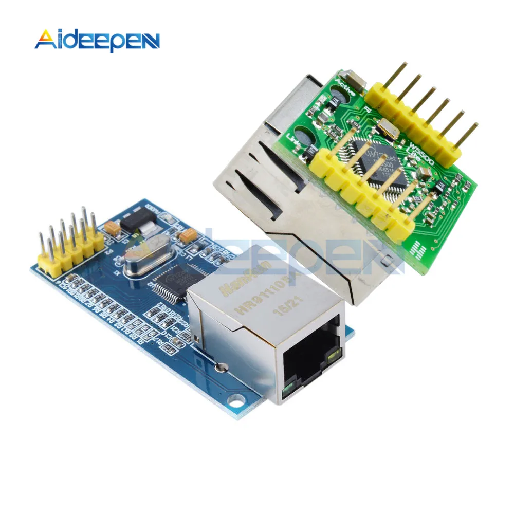 Сетевые модули W5500 Ethernet для интерфейса Arduino TCP/IP 51/STM32 SPI 3 В 5 В|Детали и аксессуары