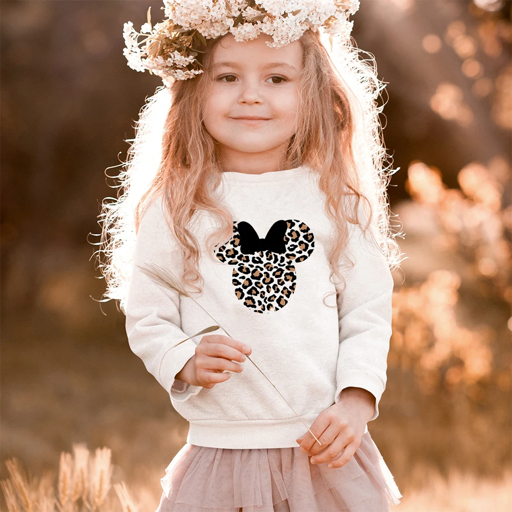 

Minnie Mouse Print Kids Hooded Disney Streetwear Autumn Casual Sweatshirt Oversized Fashion Baby Girls Clothes Hoodies Dropship