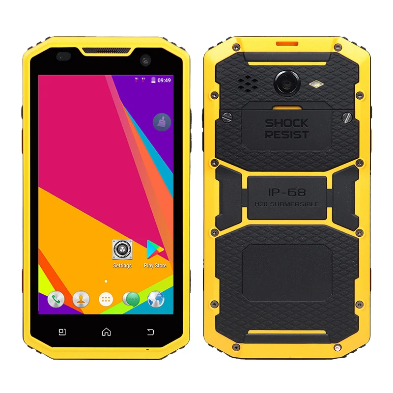 IP68 waterproof Rugged unlocked cheap shockproof Snapdragon mobile phone 3G WCDMA Android smartphone NFC GPS celular smartphones