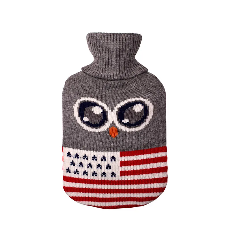 Новая популярная вязаная крышка только для бутылки с горячей водой 2000 мл