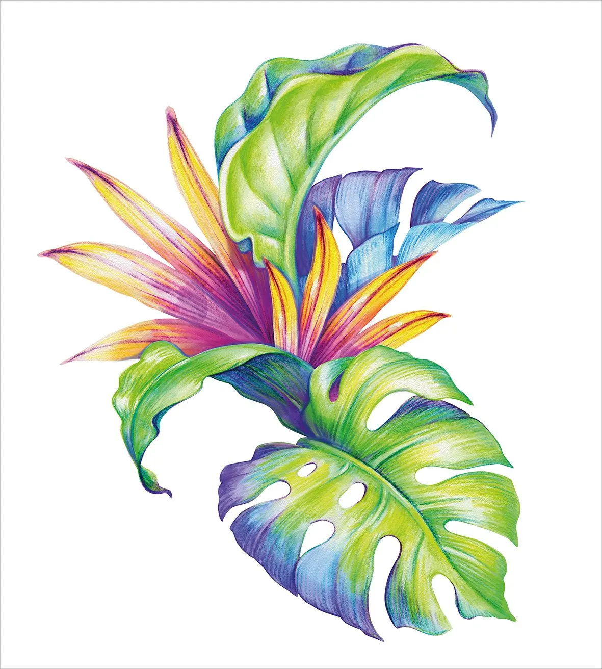 Комплект пододеяльников с растениями комплект из 3 предметов рисунком