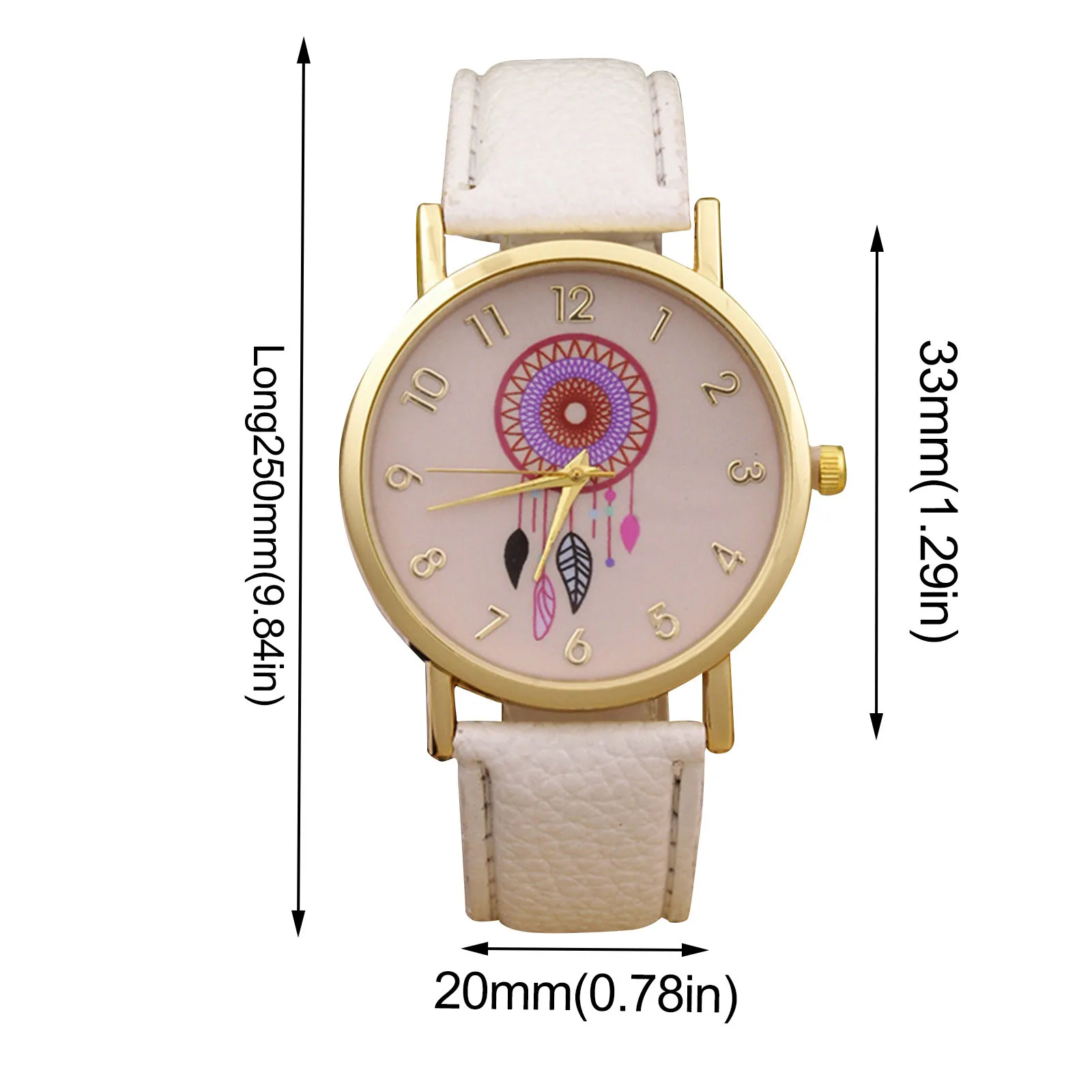

Quartz Watches Women Simple Design Fashion Monternet Pattern Watch Ladies Leather Band Strap Casual Wrist Watch envio gratis