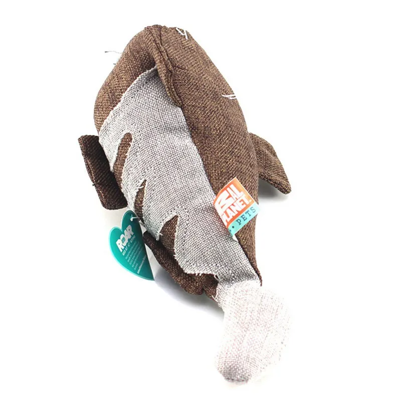 

Sound Paper Kitten Chewing Toys Simulation Fish Cat Toy Pet Interaction Training Supplies