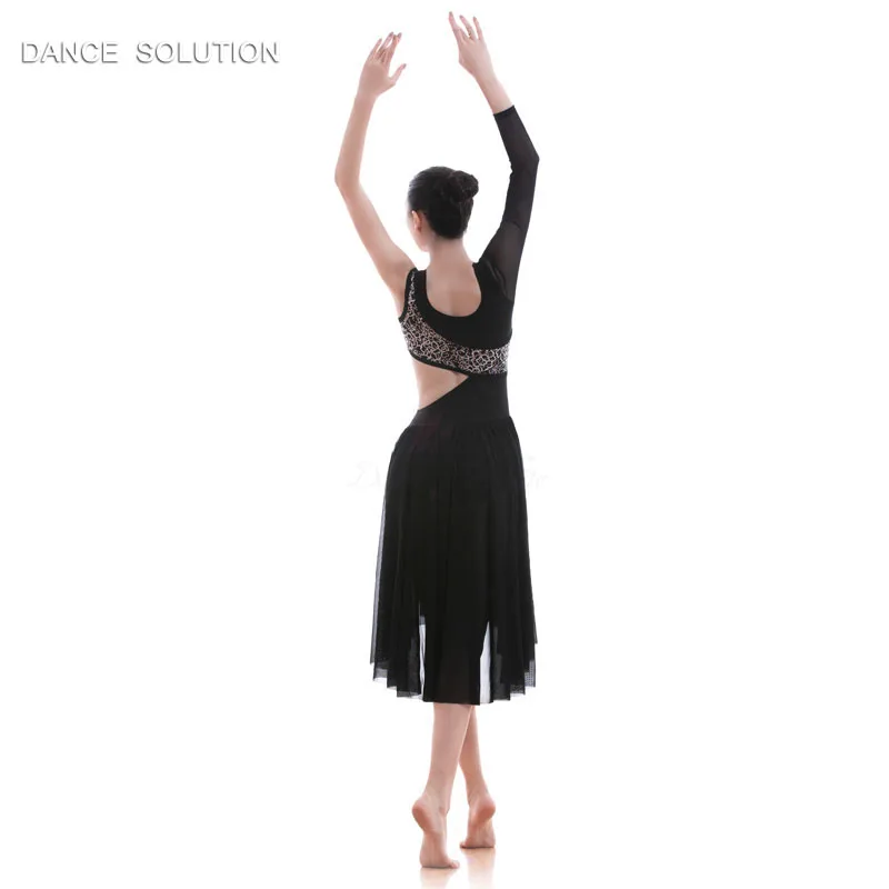 Танцевальные костюмы в стиле модерн и лирики танцевальное платье с Черными
