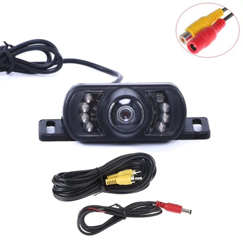 

Автомобильная камера заднего вида, универсальная резервная камера для парковки, HD ИК, ночное видение, водонепроницаемая, Автомобильная кам...