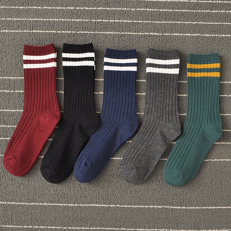 Женские хлопковые мягкие дышащие повседневные носки в Корейском стиле весенне