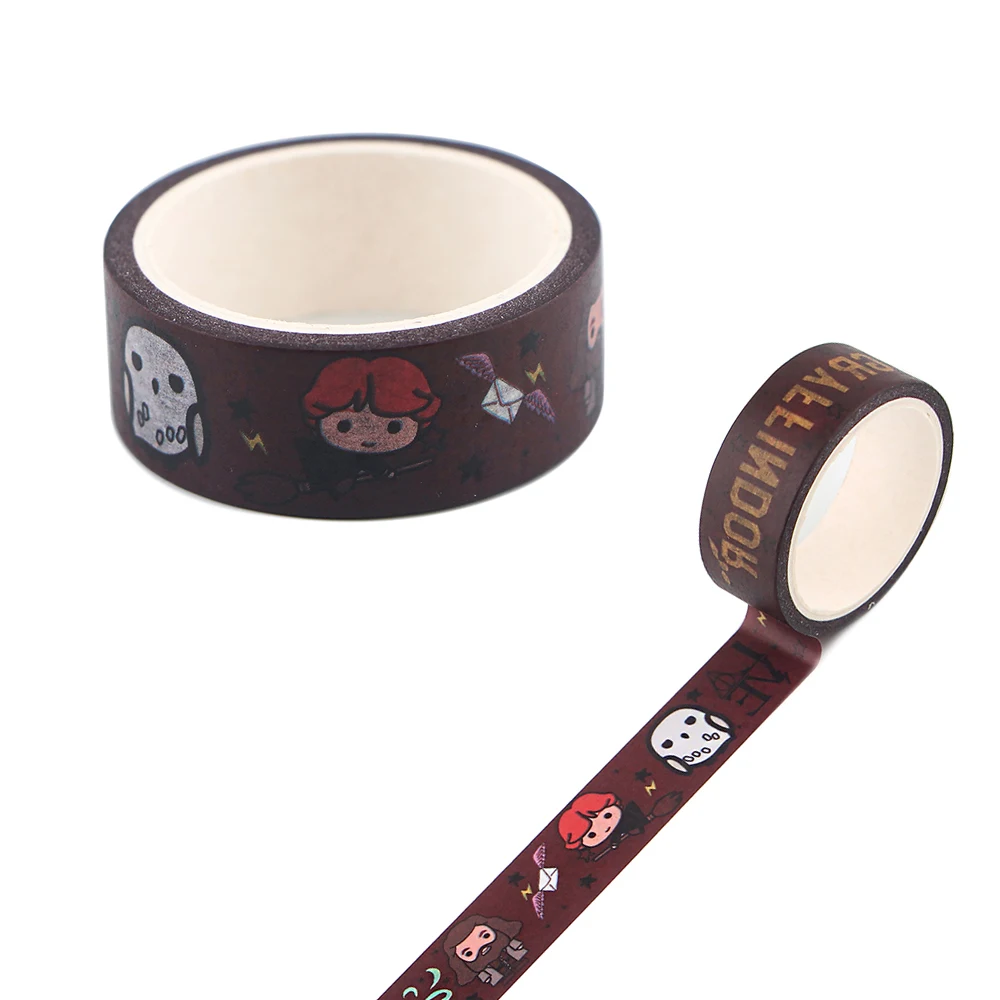 

ER1318 15mmX5m Wizard Student Washi Tapes DIY Painting Paper Tape Decorative Adhesive Tapes Scrapbooking Stickers