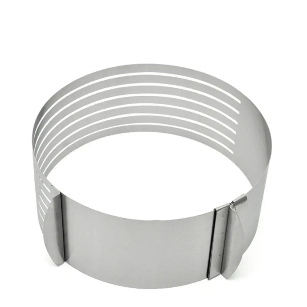 

6-8inch Adjustable Layered Cake Slicer Mold Cutter Cake Round Shape Bread Cake Slicer Mold Mousse Ring Circle Kithen Tools