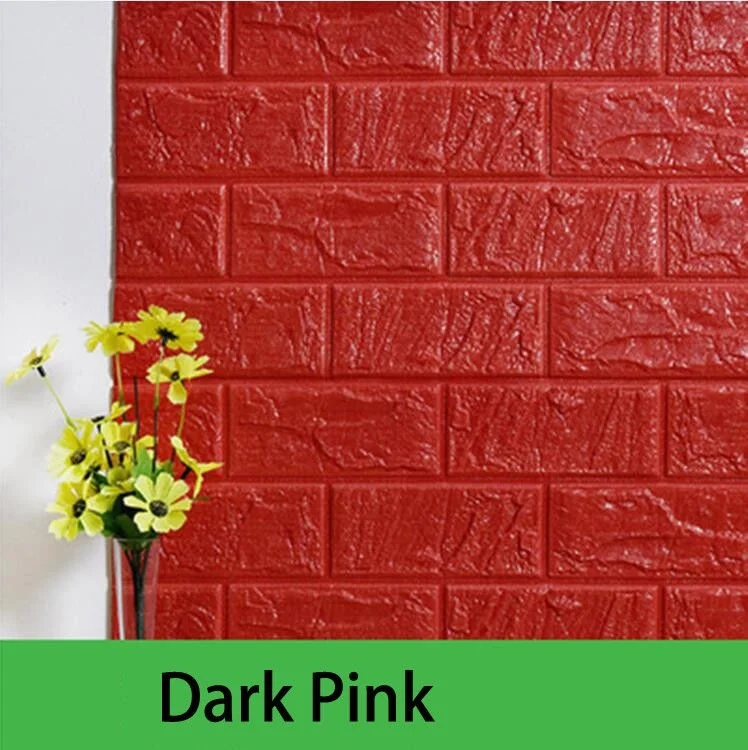 3D обои под кирпич DIY водонепроницаемые наклейки на стену рельефные PE пены стены