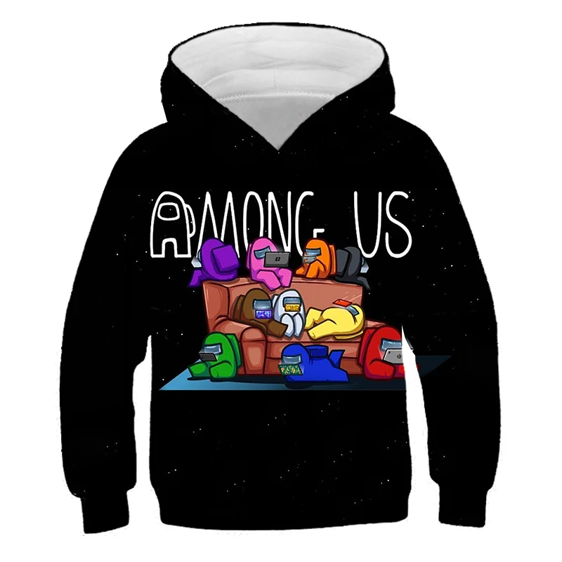 

Boys Among Us Hoodies Super Cool Print Clothes Girls 3D Funny Sweatshirt Costume Children Autumn Clothing Kids Baby Pullovers