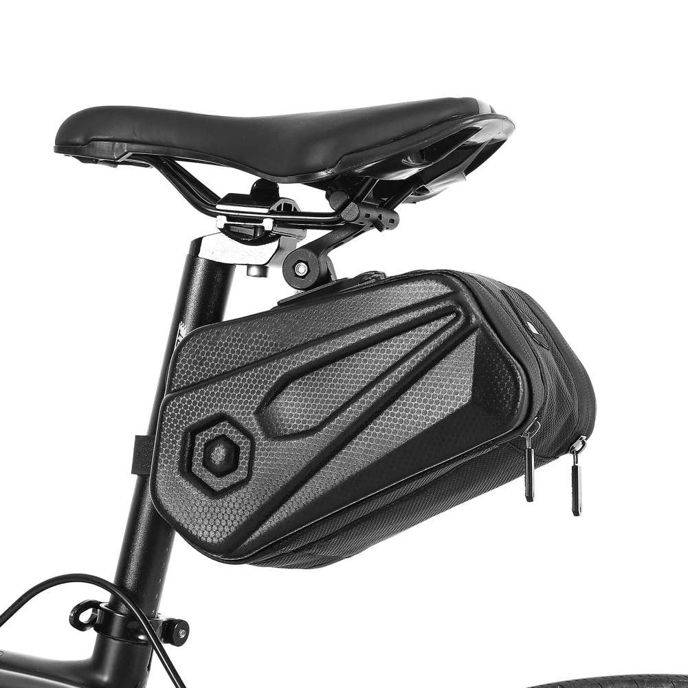 

Hot Deals Bicycle Saddle Bag 2.6L Seatpost Bag Shockproof Bike Tube Bag Waterproof Bike Rear Tail Bag Access Bicycle Saddle Bag
