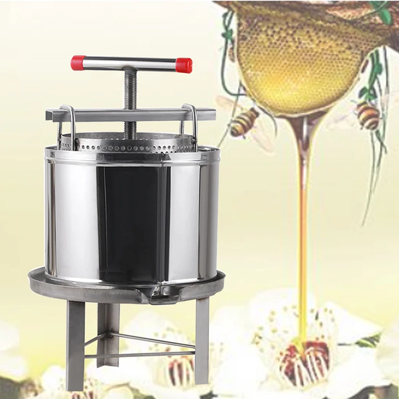 

Пресс LEWIAO из нержавеющей стали для инжекции воска, Ручной пресс для медового воска, пчеловодческий инструмент, соковыжималка для меда