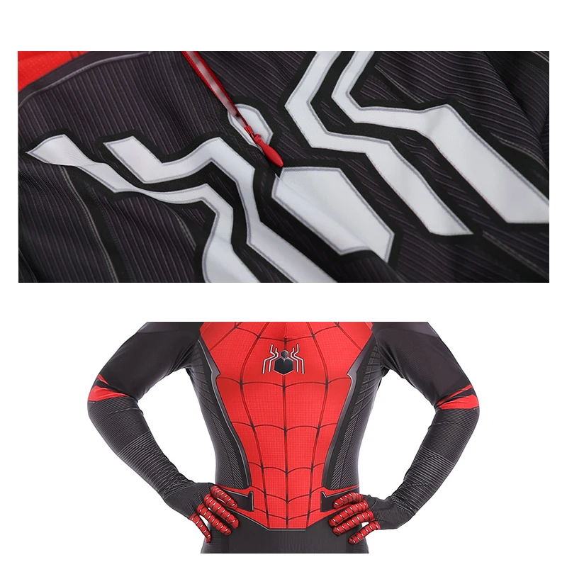 15 styles Spiderbay Man Cosplay Amazing Spidermans Halloween Costume Peter Parker Zentai Suit Superhero Bodysuit For Kids Adult |