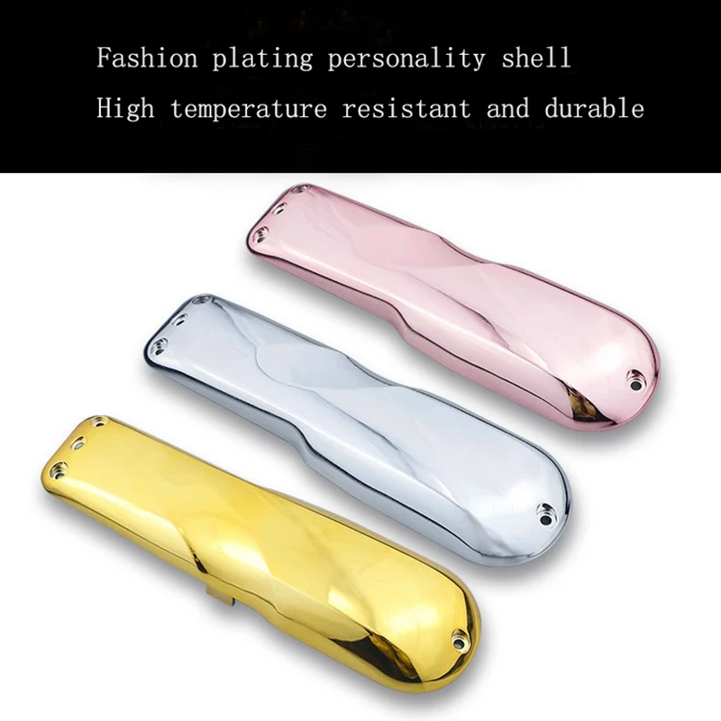 

Hot TOD-Barber Electric Clipper Front Cover Hair Trimmer Cover Tools Hair Clipper Cover Electroplating Gold