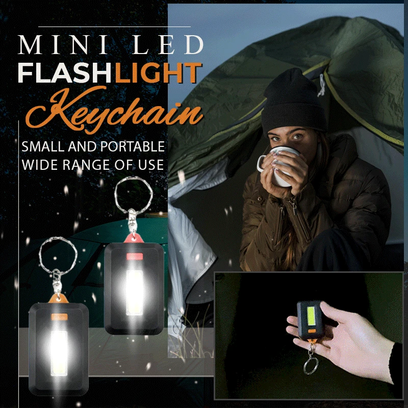 

Mini LED Flashlight Keychain Mini Portable Solar Power LED Light Keychain Outdoor Emergency Light Tools Survival Tools Keyring T